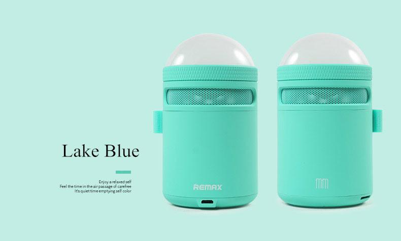 Remax Bluetooth højtaler/lampe Blå