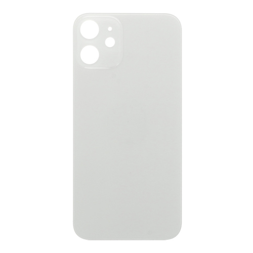 iPhone 12 Mini, Bagglas i Hvid (Large hole)
