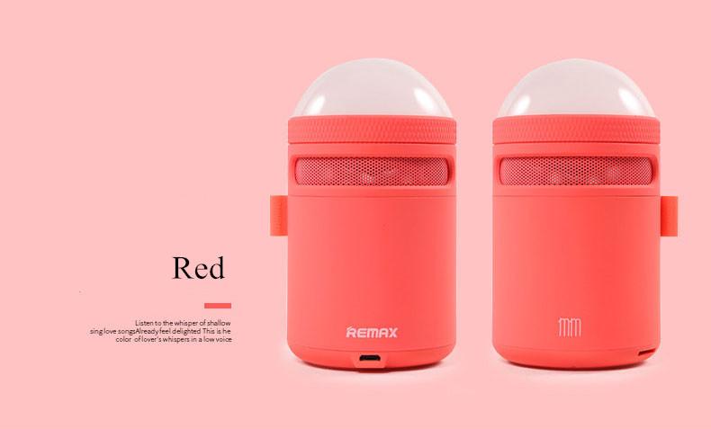 Remax Bluetooth højtaler/lampe Rød