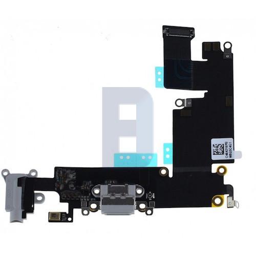 iPhone 6 Plus Lade dock flex med Mikrofon i Grå