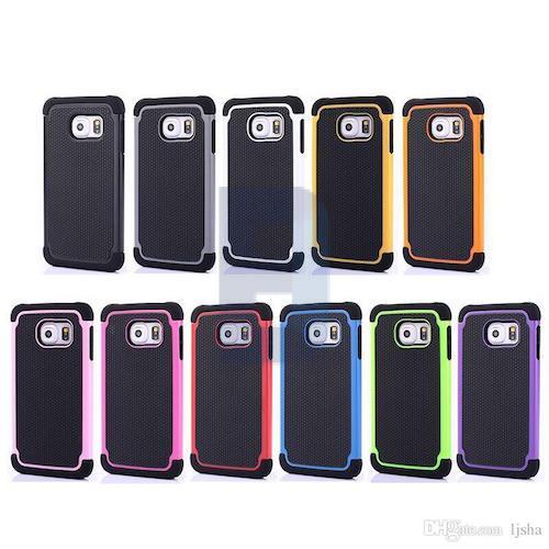 Samsung Galaxy S6 Silikone Football Cover Blå