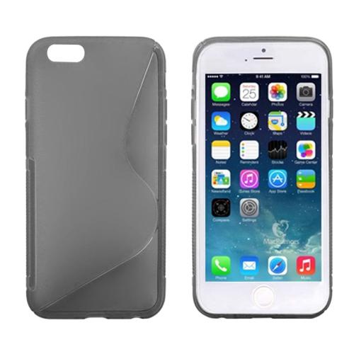 iPhone 6/6S Ultra tynd S-Line silikone cover i Grå