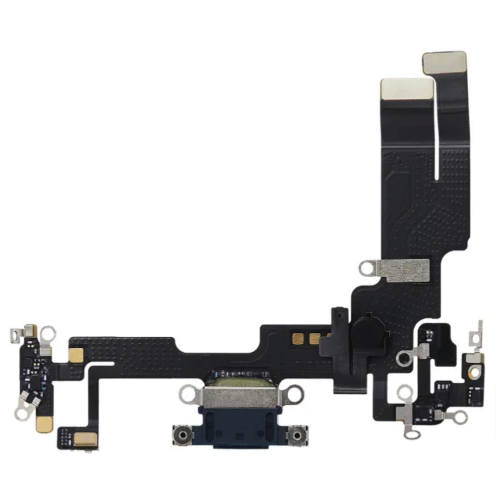 iPhone 14, Ladestik flex i Sort
