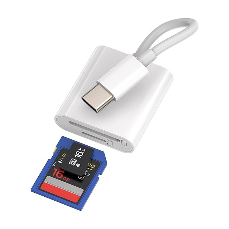 USB-C til SD/TF kortlæser (Android)