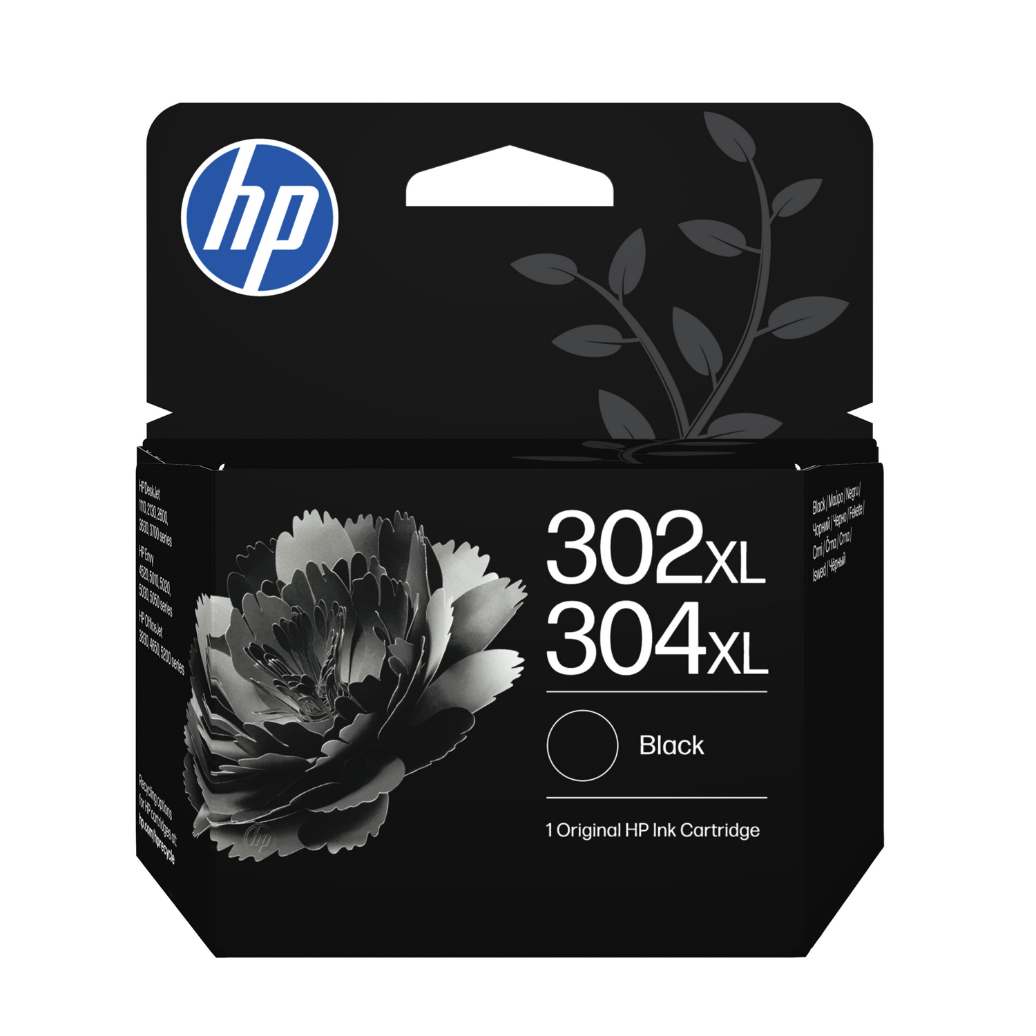 HP 302XL/304XL Sort Original Blækpatron Høj Kapacitet til HP DeskJet, ENVY & OfficeJet
