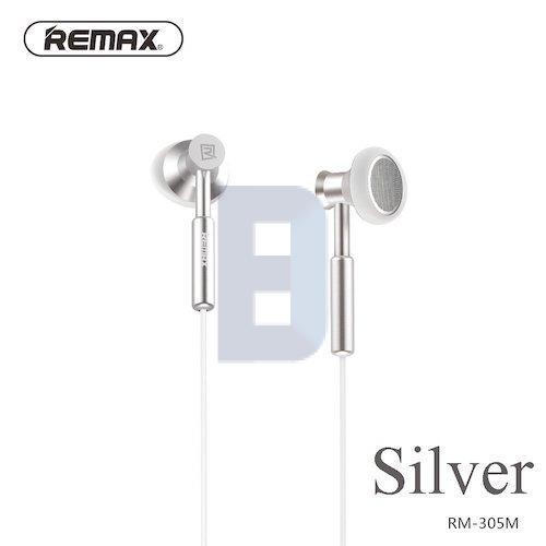 REMAX 305M In-ear Stereo Headset i Sølv