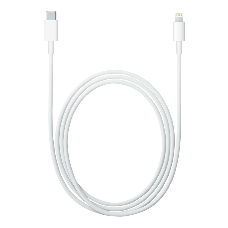 Opladerkabel Lightning - USB-C, 1 m, Hvid (Original Apple)