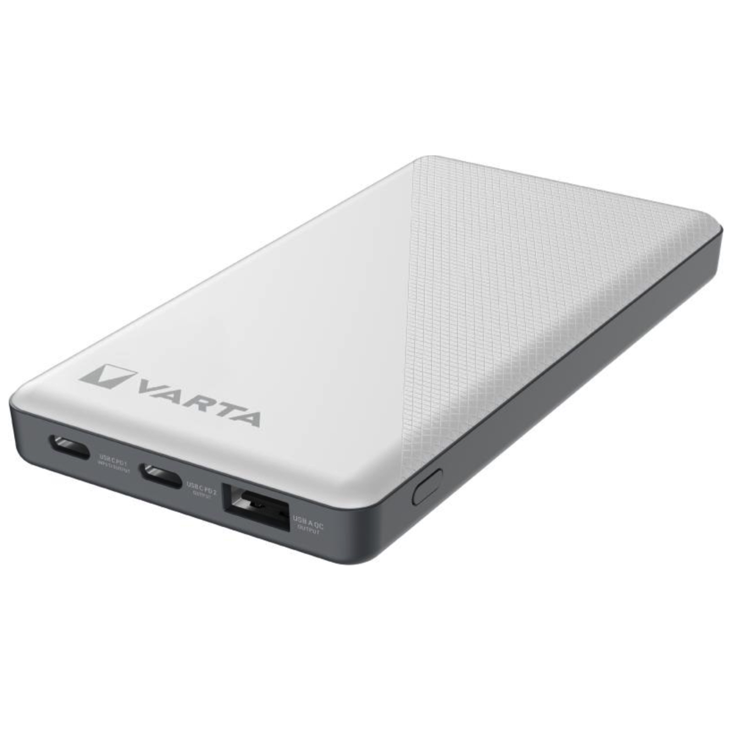 VARTA Powerbank 10000 mAh 15W 2x USB-C & USB-A Hvid Original