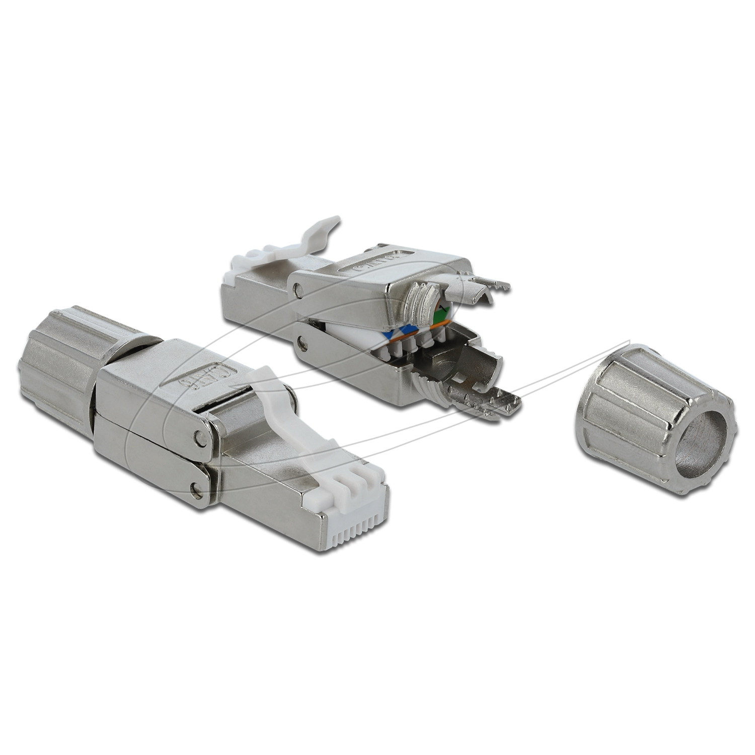 Delock RJ45 Plug Cat.6 STP Toolfree Netværksstik 86476