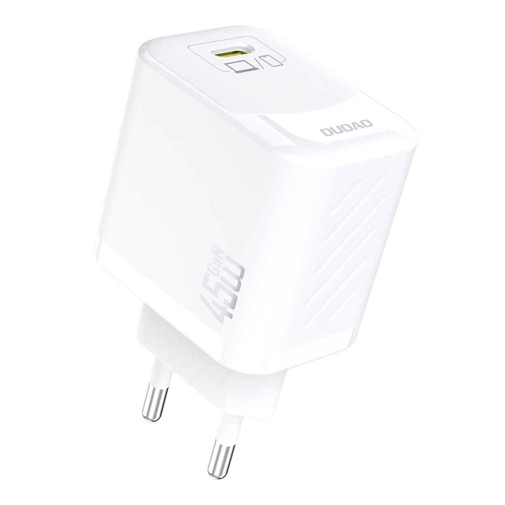 3A USB-C Wall charger (45W - GaN) Hvid
