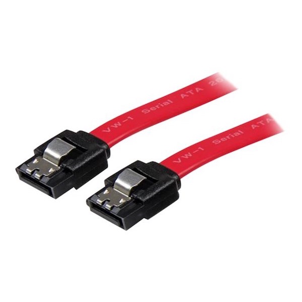 DeLOCK SATA-kabel Rød 50cm (Lige-Lige)