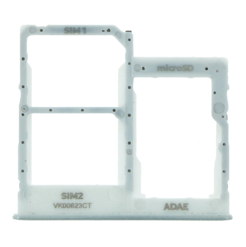 Samsung Galaxy A41, SIMkort bakke i Hvid (Dual Card model)