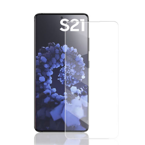 Samsung Galaxy S21 Beskyttelsesglas (Fuldtdækkende UV-glas)