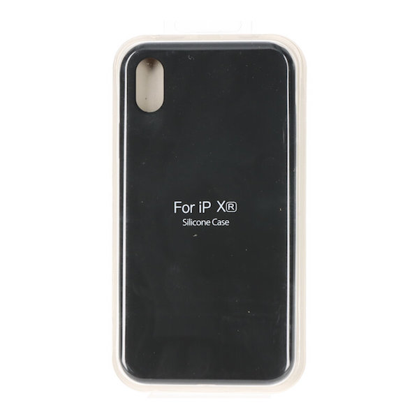 Silicone case - iPhone XR i Sort