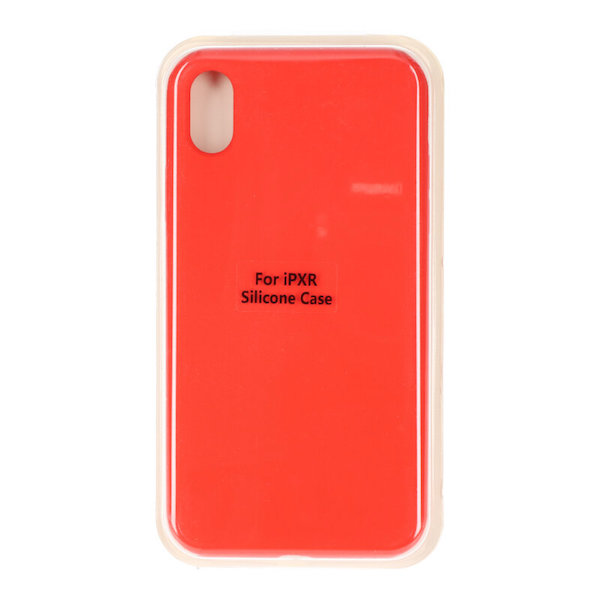 Silicone case - iPhone XR i Rød