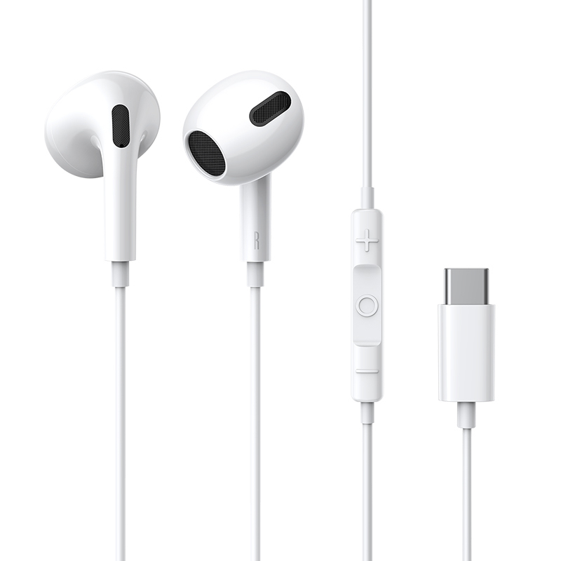Baseus Encok C17 semi-in-ear headset i hvid (Usb-C)