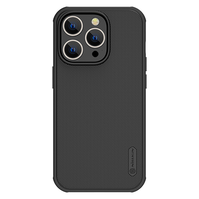 iPhone 14 Pro, Super Frosted Shield Pro Cover i Sort