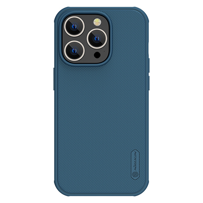iPhone 14 Pro, Super Frosted Shield Pro Cover i Blå