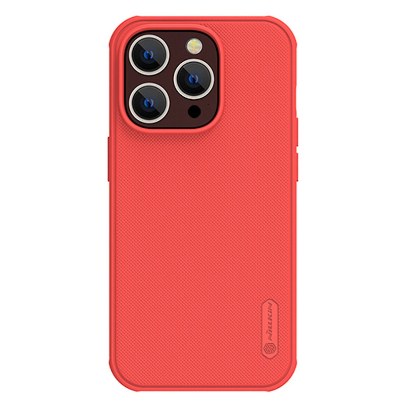 iPhone 14 Pro, Super Frosted Shield Pro Cover i Rød