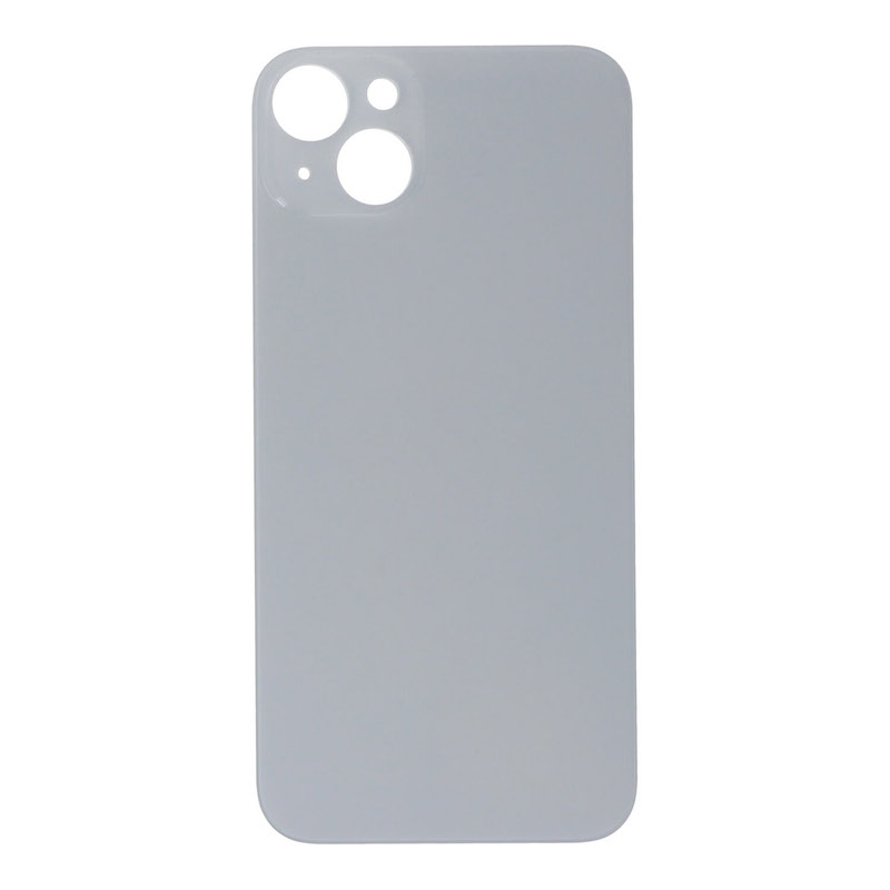 iPhone 14 Plus, Bagglas i Hvid (Large hole)