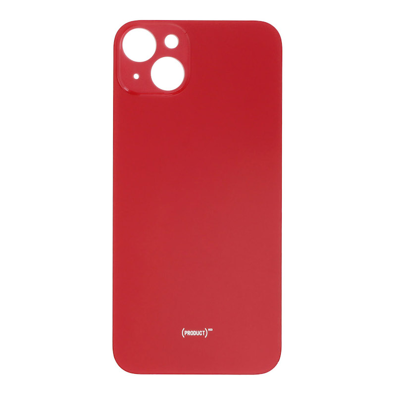 iPhone 14 Plus, Bagglas i Rød (Large hole)