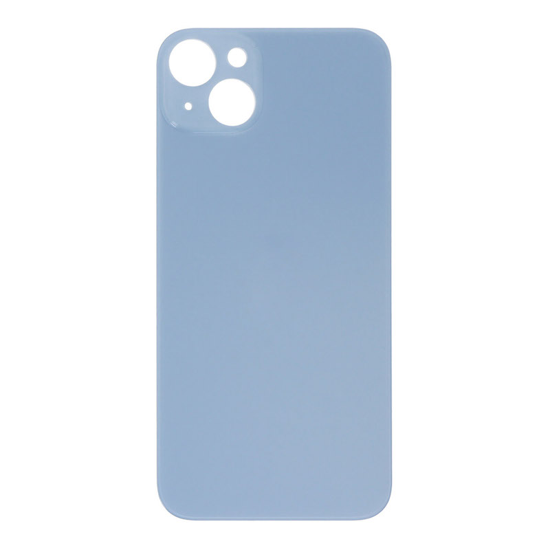 iPhone 14 Plus, Bagglas i Blå (Large hole)