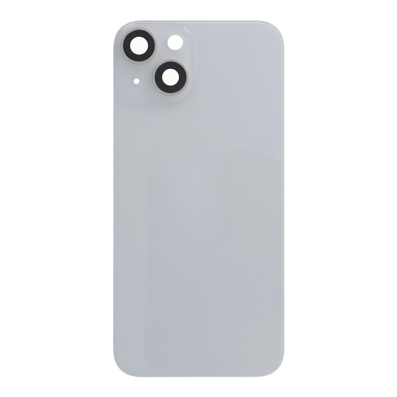 iPhone 14 Komplet Bagside Hvid | OEM Bagglas med Logo & Kameralinser