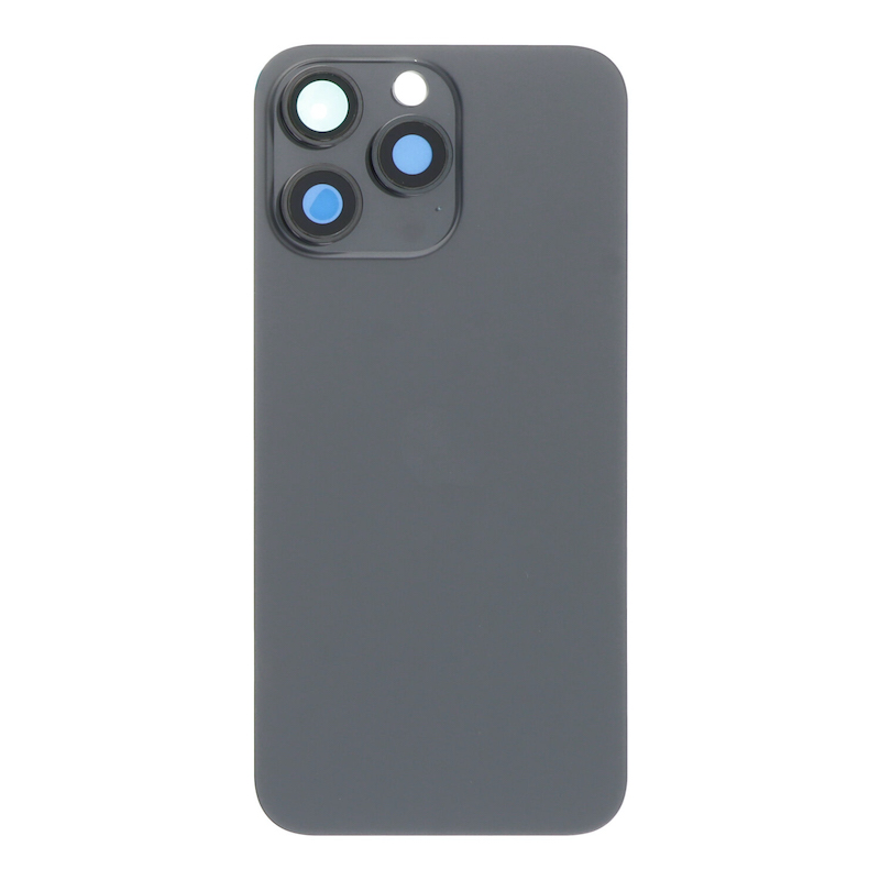 iPhone 15 Pro Max, Bagside i Sort (Black Titanium)