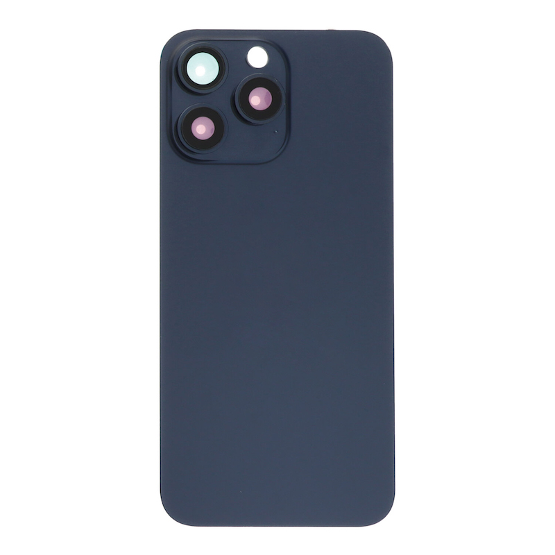 iPhone 15 Pro Max, Bagside i Blå (Blue Titanium)