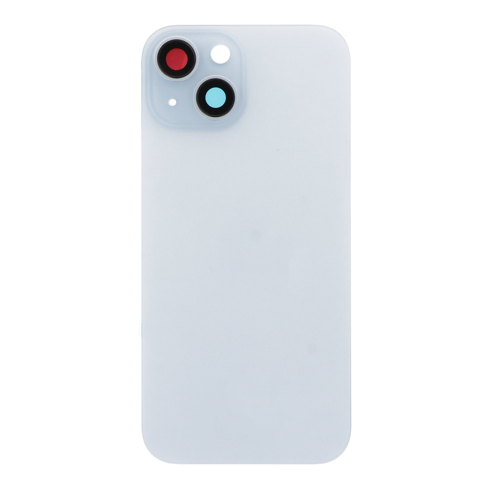 iPhone 15, Komplet bagside i Blå