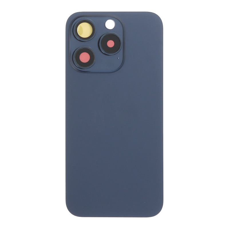 iPhone 15 Pro, Komplet bagside i Blå (Blue Titanium)