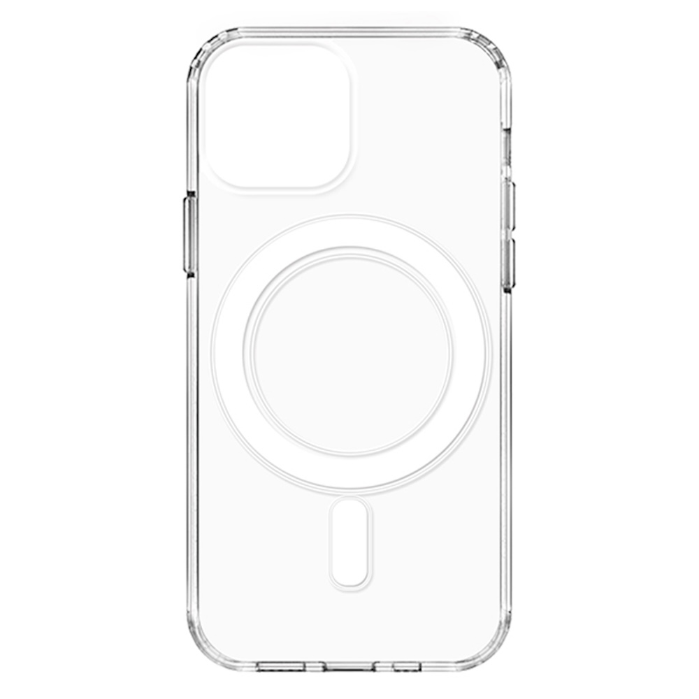 Anti-Shock Acrylic Case til iPhone 15 med MagSafe Transparent TPU Cover