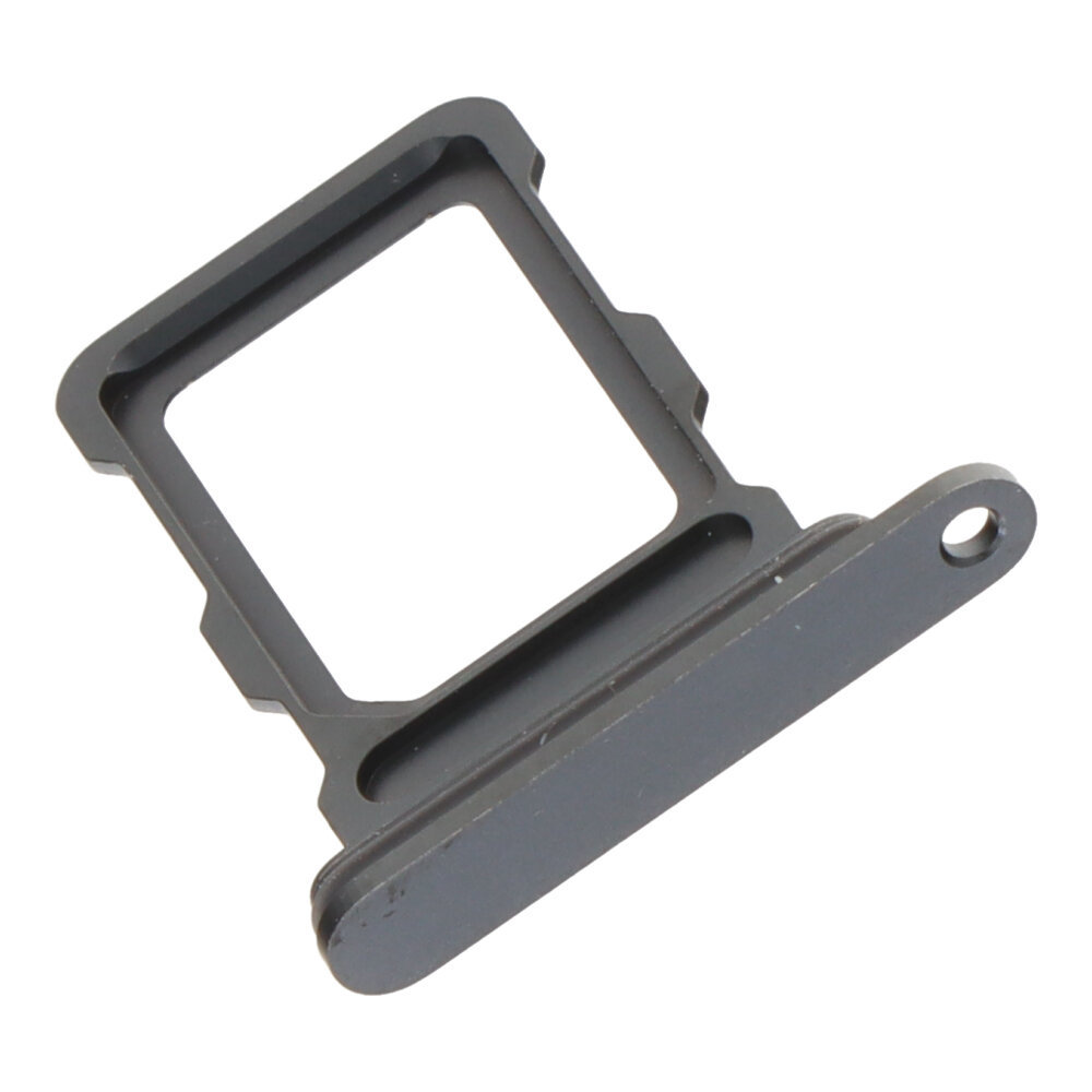 iPhone 16 Pro / 16 Pro Max, Simkort bakke i Sort (Single card)