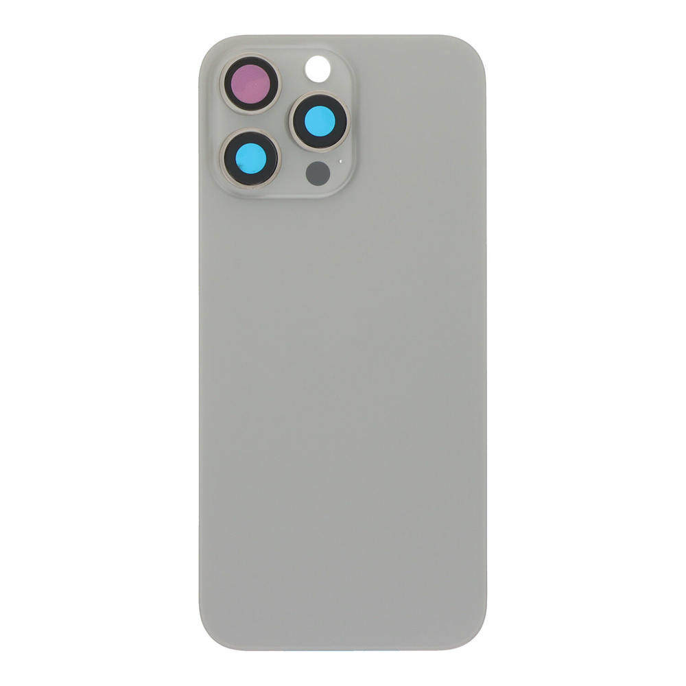 iPhone 16 Pro Max, Komplet bagside i (Natural Titanium)