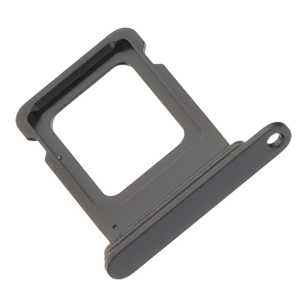 iPhone 16e, Simkort bakke i Sort (Single card)
