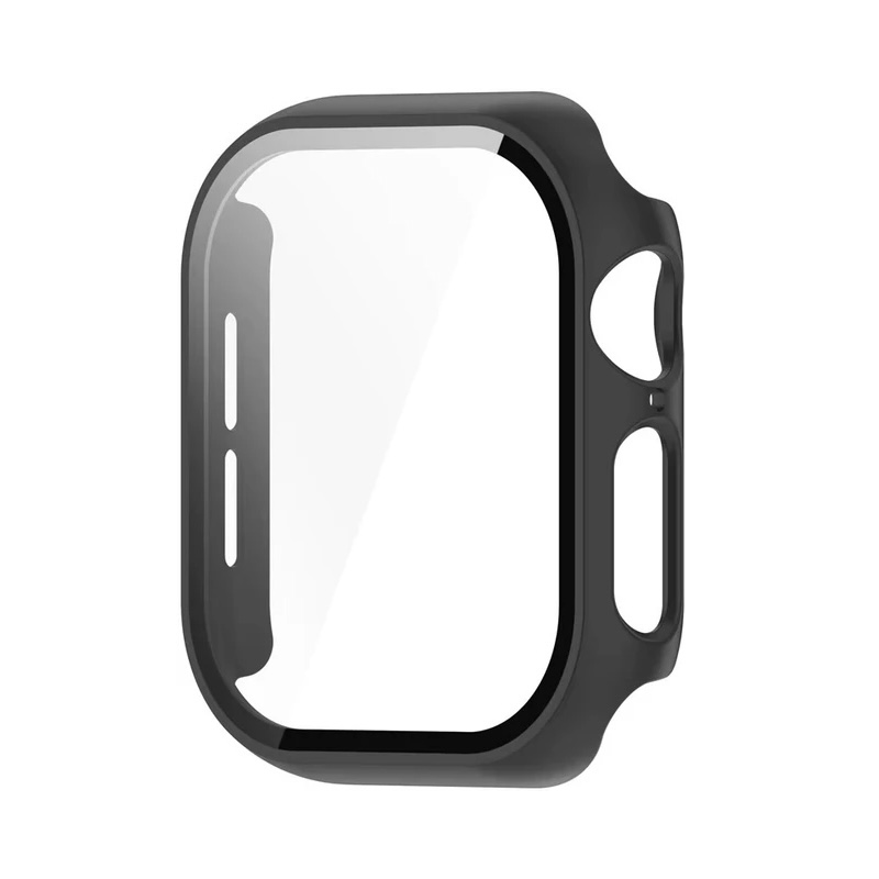 Apple Watch 10/11 42mm, Beskyttelsesglas og cover i sort