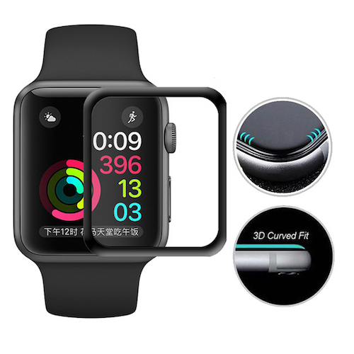 Apple Watch 40mm Beskyttelsesglas (Fulddækkende)