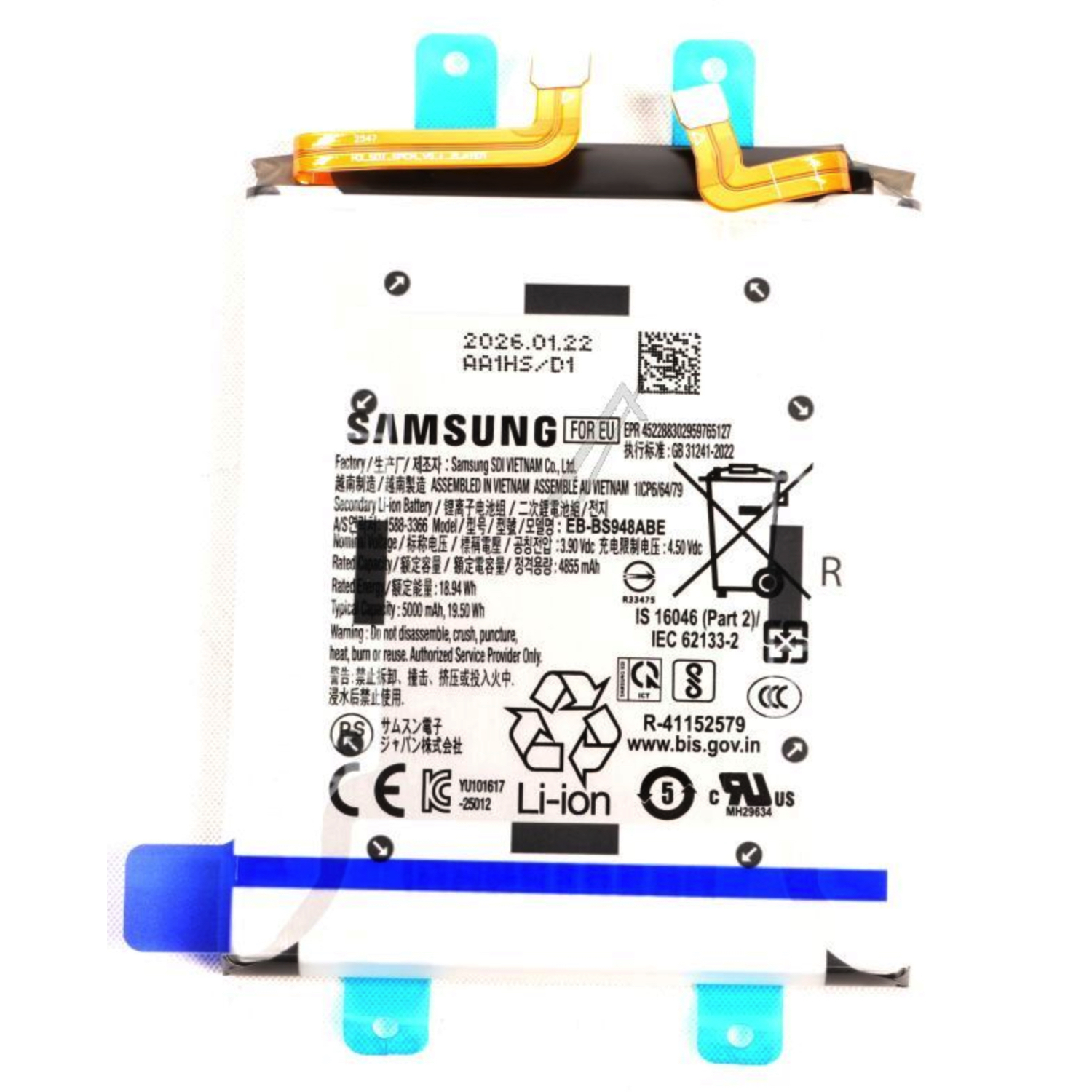 Samsung Galaxy S26 Ultra Batteri Original EB-BS948ABE GH82-38878A