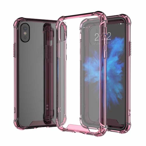 Anti-Shock Acrulic Case for iPhone X/XS i Pink