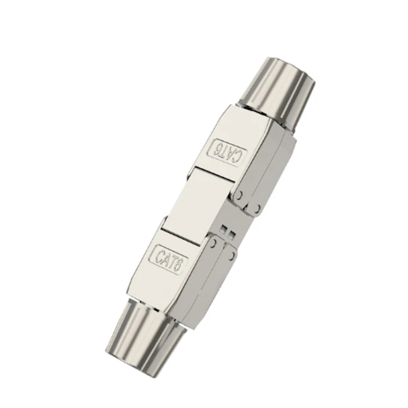 RJ45 samler, Cat6, tool-less, metal (Skærmet)