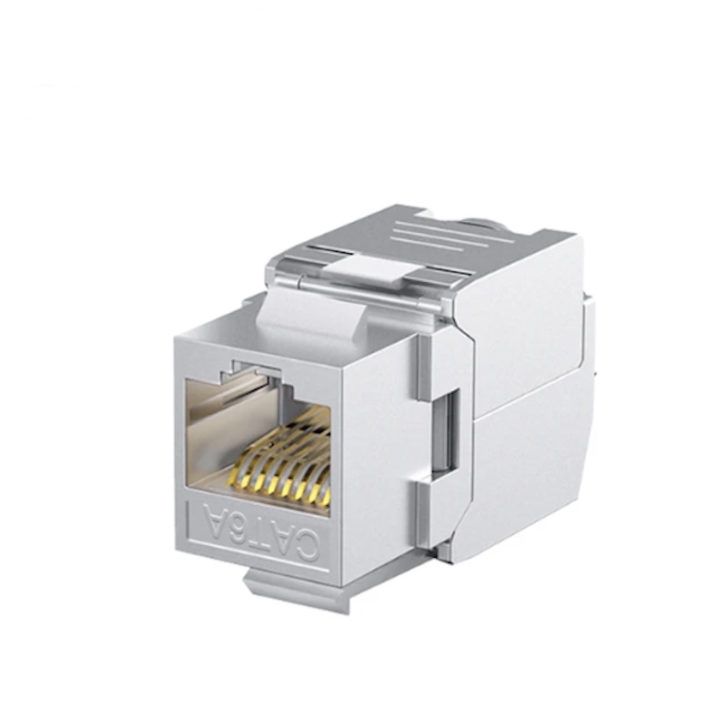 Cat6a Keystone, tool-less, metal (Skærmet)