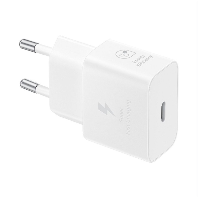 Samsung 25W USB-C oplader hvid - Original vægoplader EP-T2510N