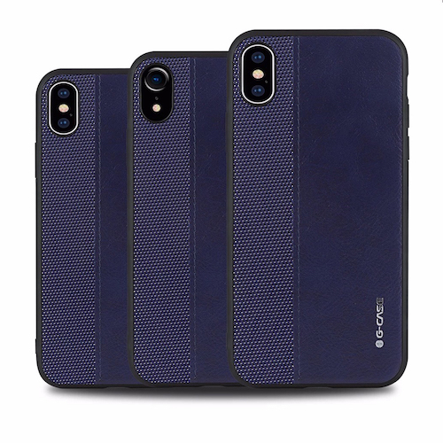 iPhone XR, Lædercover - G-Case, Earl Series Blå