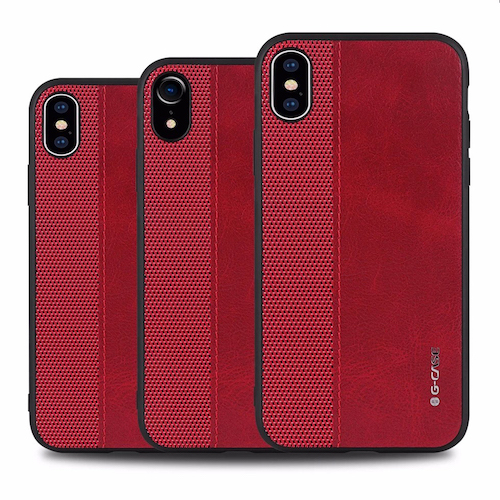 iPhone XR, Lædercover - G-Case, Earl Series Rød