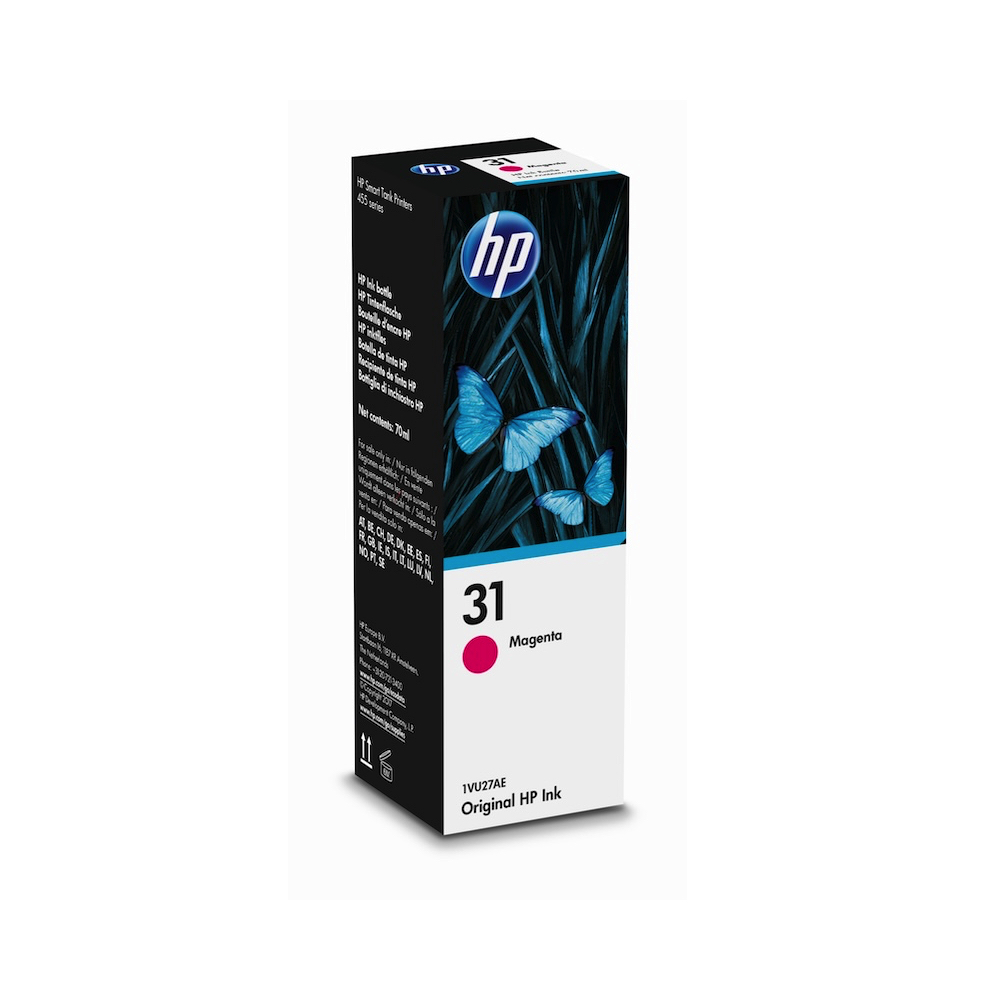 HP 31 Magenta ink bottle (Rød)