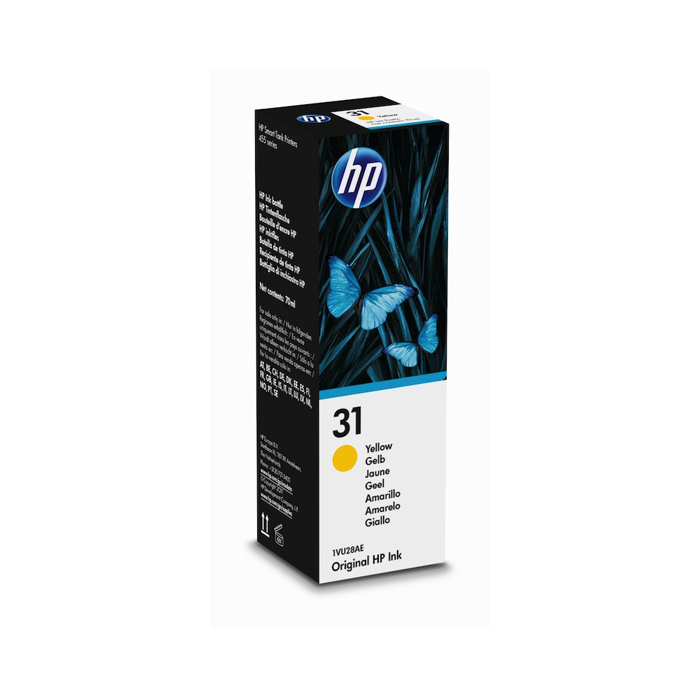 HP 31 Yellow ink bottle (Gul)