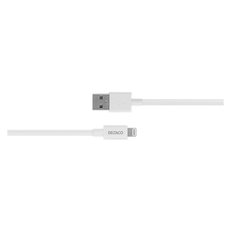 Opladerkabel Usb-A - Lightning, 2m, hvid