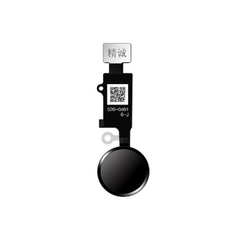 iPhone 7/8/7P/8P/SE 2020 Home knap i Sort 6. Gen (JC)