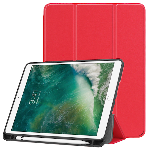 iPad Air 4 / Air 5 / Air 11, Flip lædercover i Rød