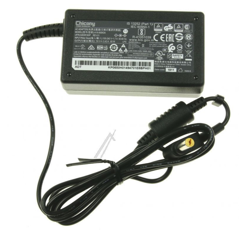 19V-3,42A-65W Netdel/ Strømforsyning (5.5/1.7MM) Acer